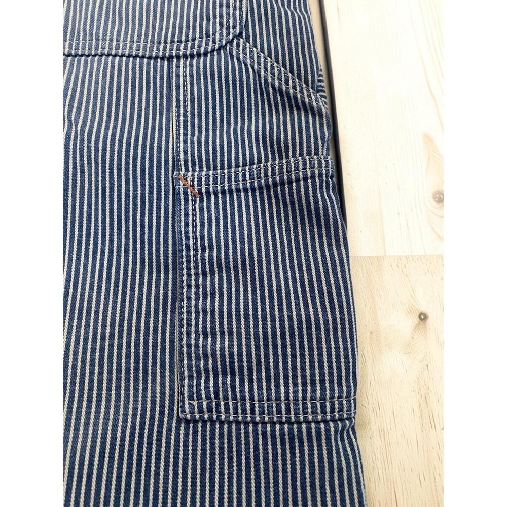 Polo Ralph Lauren Dungaree Carpenter Jeans Hickory Stripe Men's 33x32 NWT - Picture 6 of 7